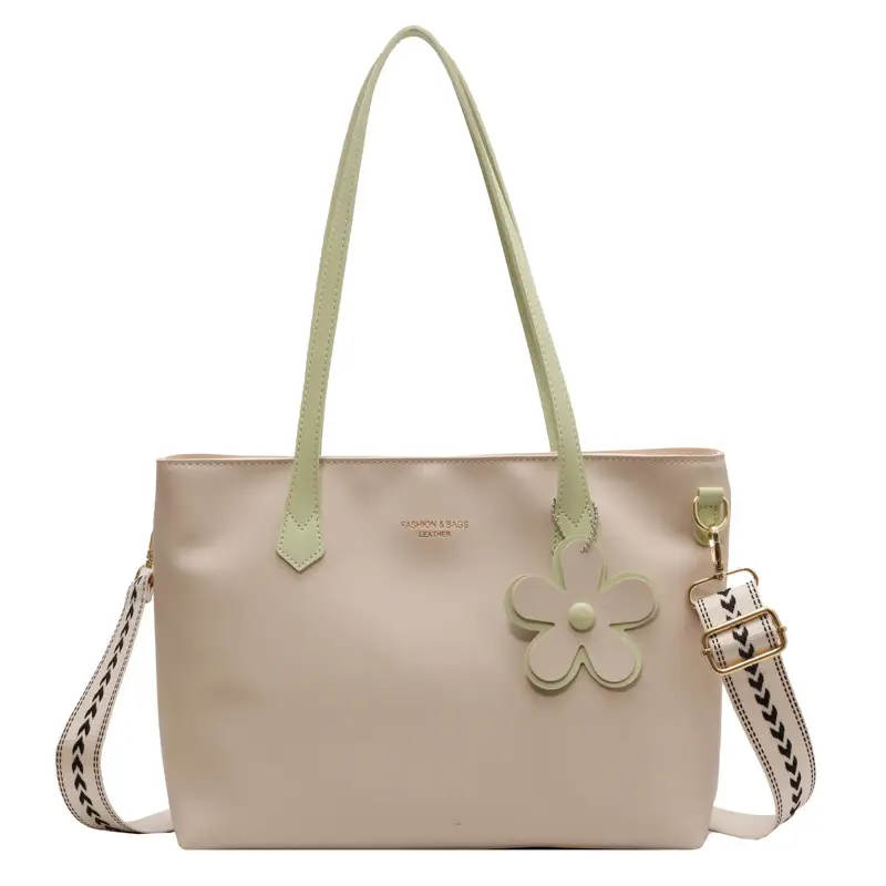 Women's Textured Crossbody Bag with Floral Design