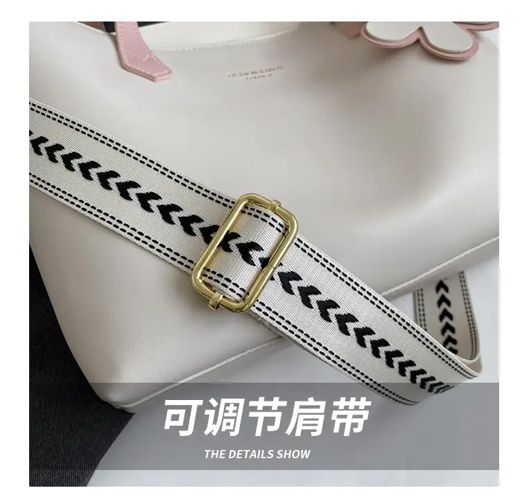 Women's Textured Crossbody Bag with Floral Design — feature 13
