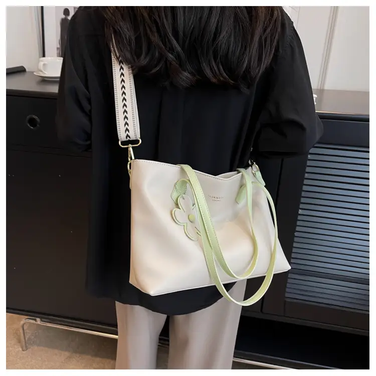 Women's Textured Crossbody Bag with Floral Design — feature 23