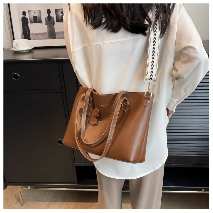 Women's Textured Crossbody Bag with Floral Design — feature 25