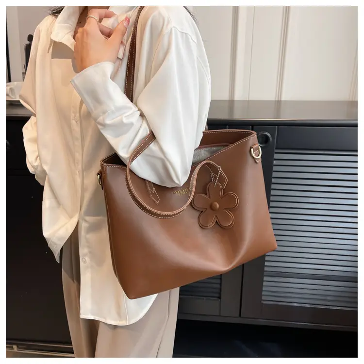 Women's Textured Crossbody Bag with Floral Design — feature 27