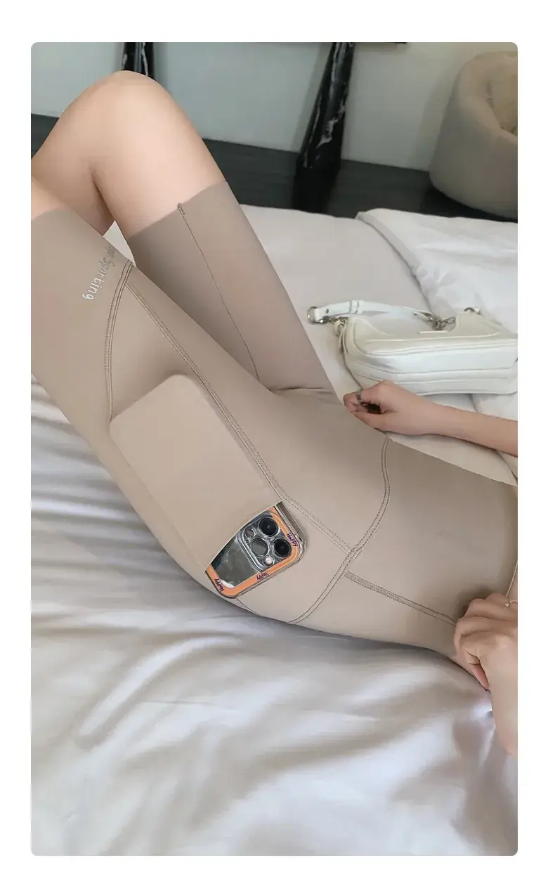 High Waist Slimming Shorts for Women, Tummy Control Yoga Pants — feature 19