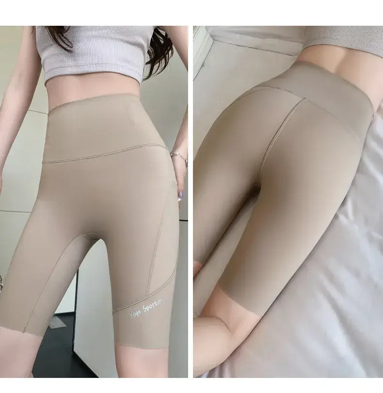 High Waist Slimming Shorts for Women, Tummy Control Yoga Pants — feature 20