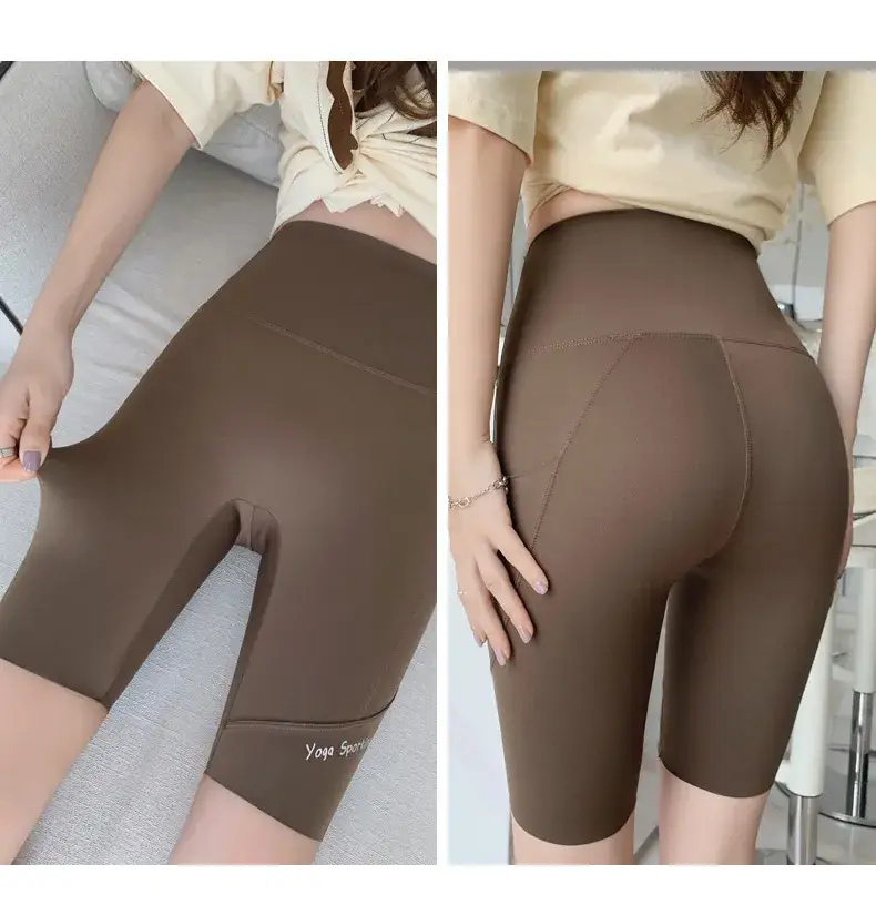 High Waist Slimming Shorts for Women, Tummy Control Yoga Pants — feature 23