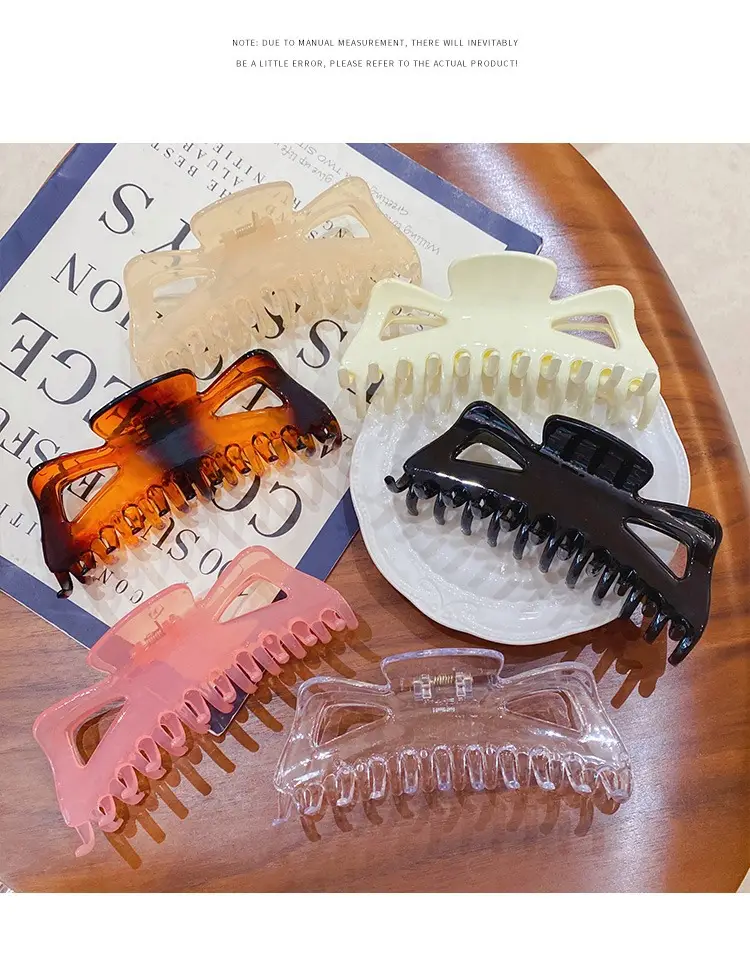Oversized Shark Clip for Thick Hair Back Head Hairpin Grab — feature 8