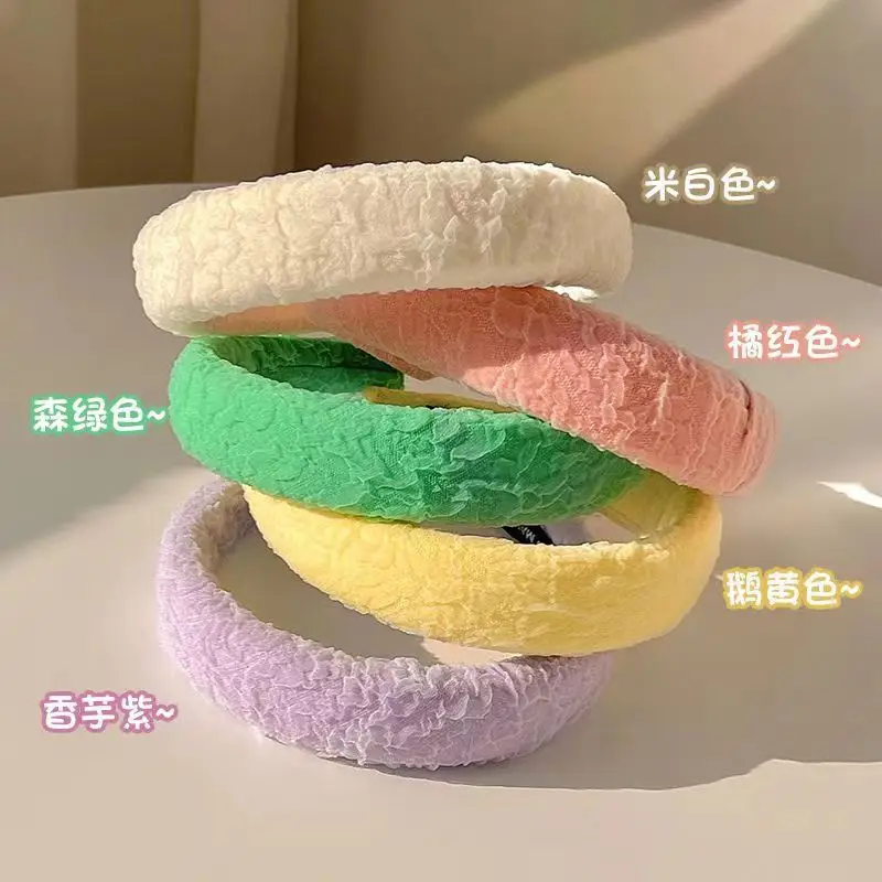 Green Bubble Velvet Hair Band for Women - Image 12