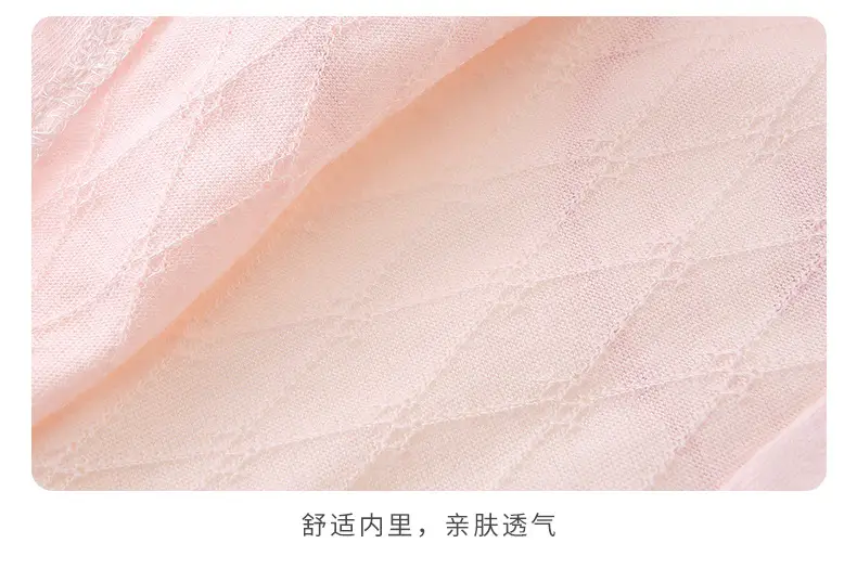 Baby One-piece Short Climbing Clothes Pink & White — feature 16