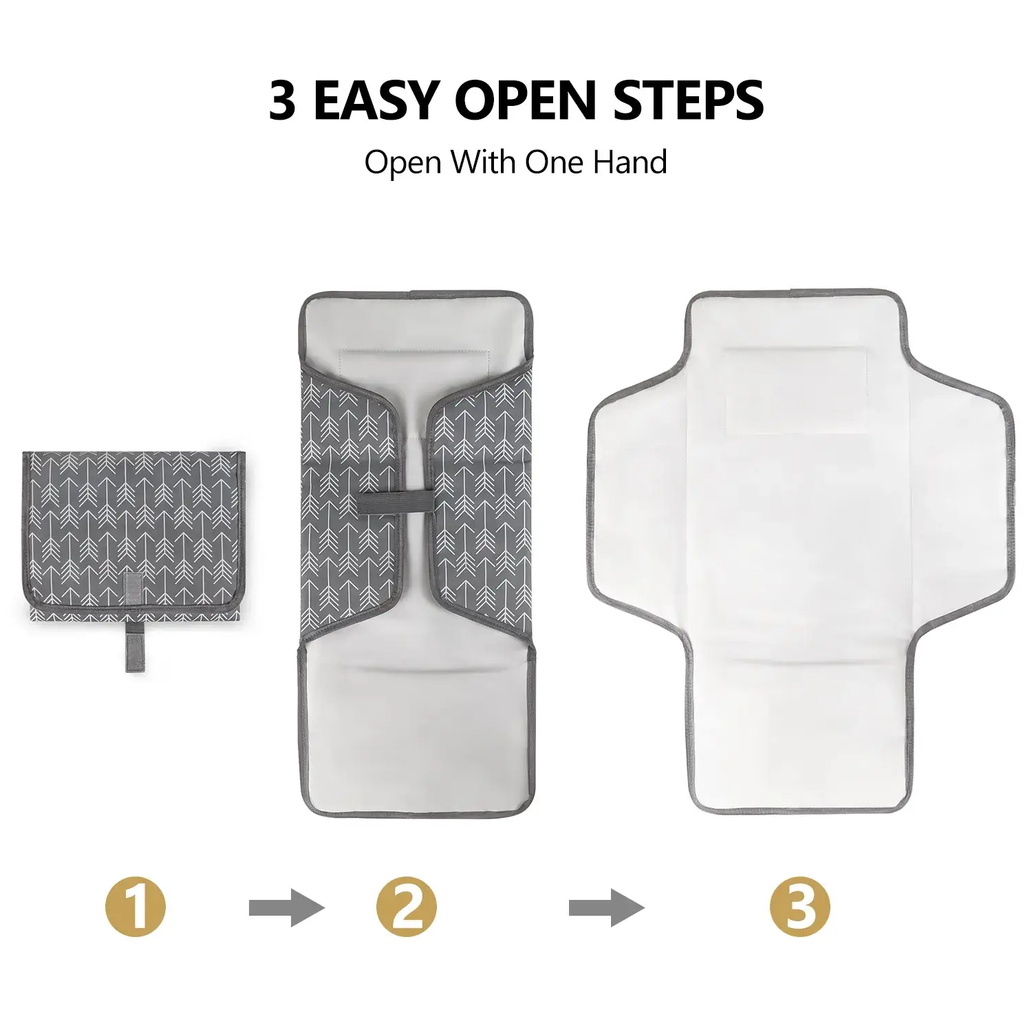 Portable Diaper Pad for Baby Travel Waterproof Foldable - Image 8