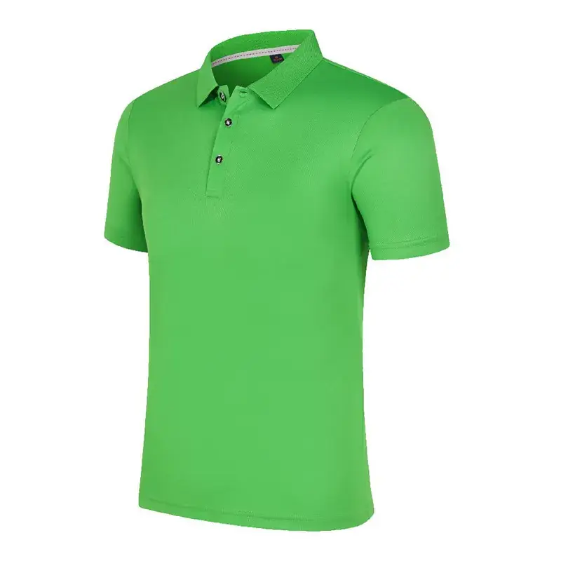 Green Polo Shirt Short Sleeve Quick Dry - Image 5