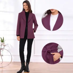 Plus Size Chiffon Robe Skirt Maroon Middle Eastern Long Coat — feature 7