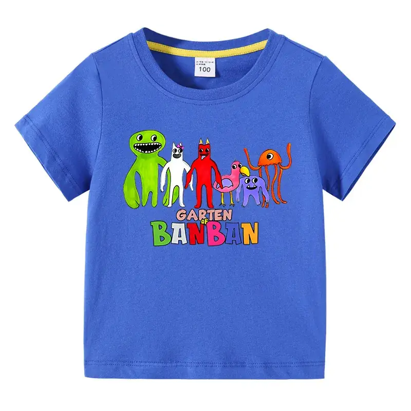 Banban Garden T-Shirt Pink Boys Girls Summer Wear - Image 13