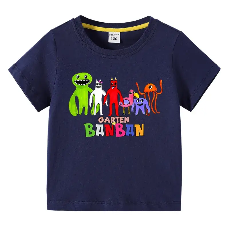 Banban Garden T-Shirt Pink Boys Girls Summer Wear - Image 12