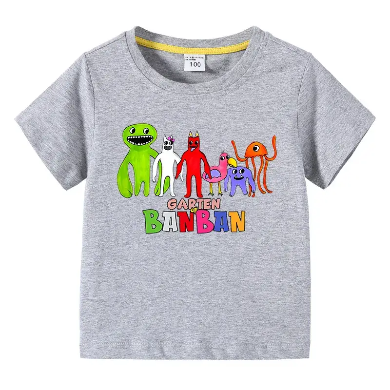 Banban Garden T-Shirt Pink Boys Girls Summer Wear - Image 6
