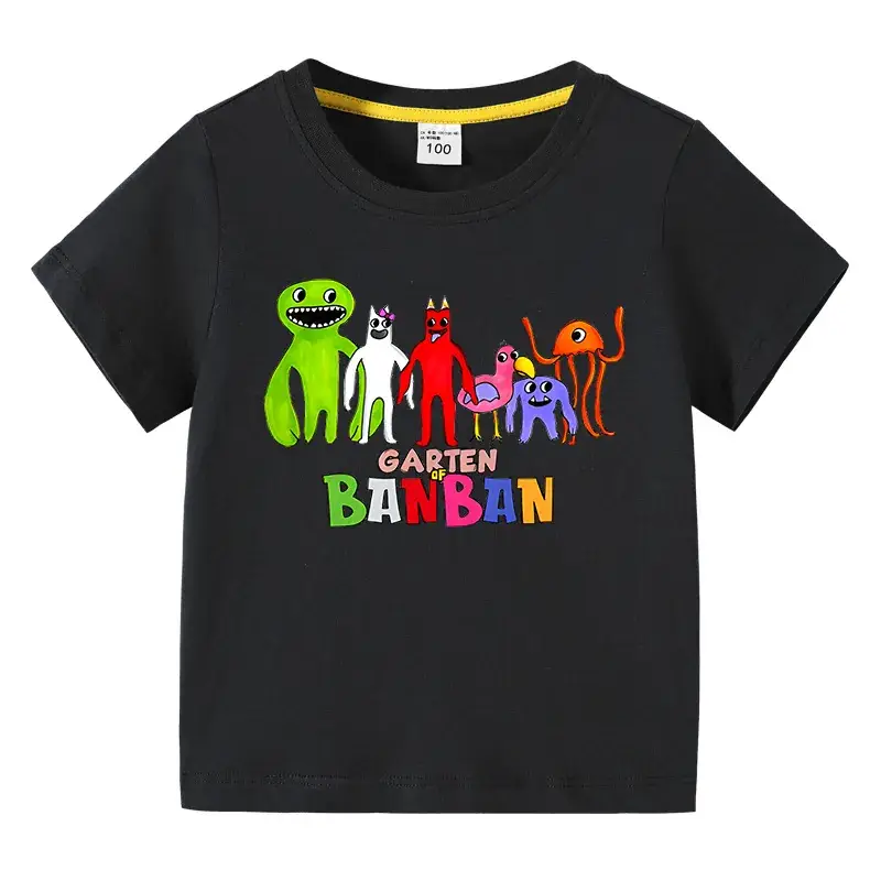 Banban Garden T-Shirt Pink Boys Girls Summer Wear - Image 8