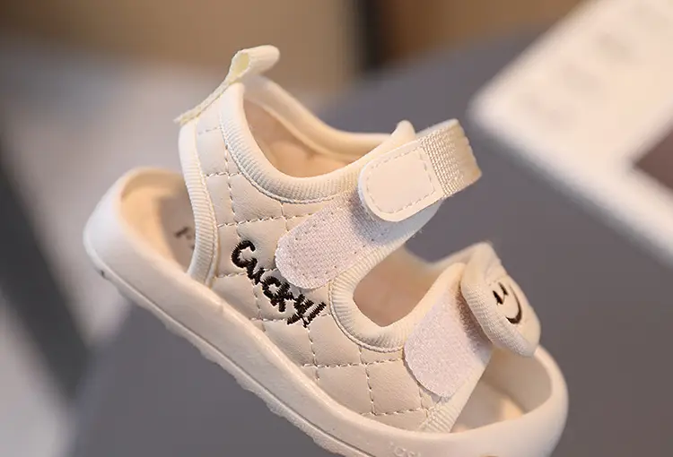 Baby Sandals Beige Soft Soled Toddler Shoes — feature 12