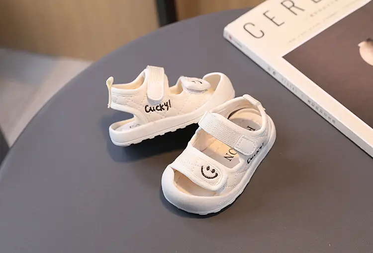 Baby Sandals Beige Soft Soled Toddler Shoes — feature 7