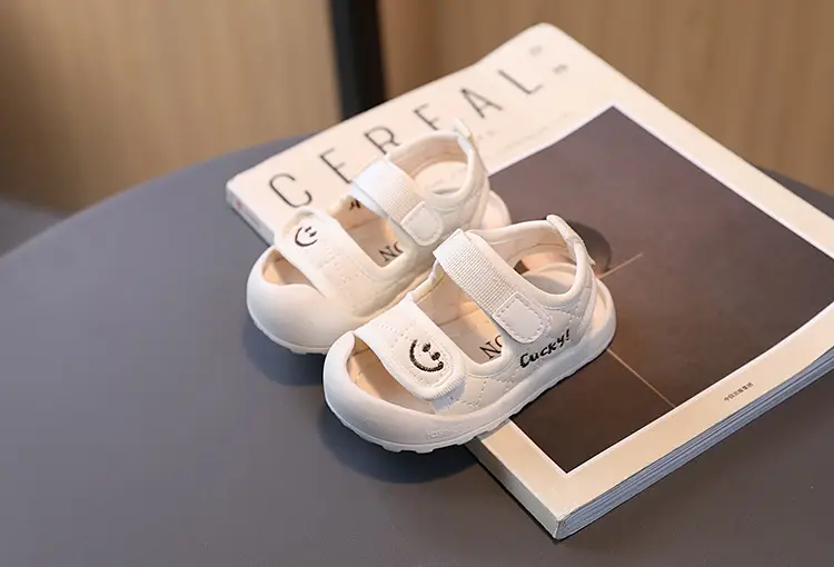 Baby Sandals Beige Soft Soled Toddler Shoes — feature 8