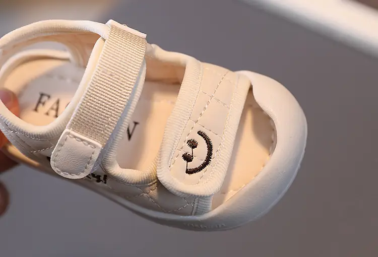Baby Sandals Beige Soft Soled Toddler Shoes — feature 9
