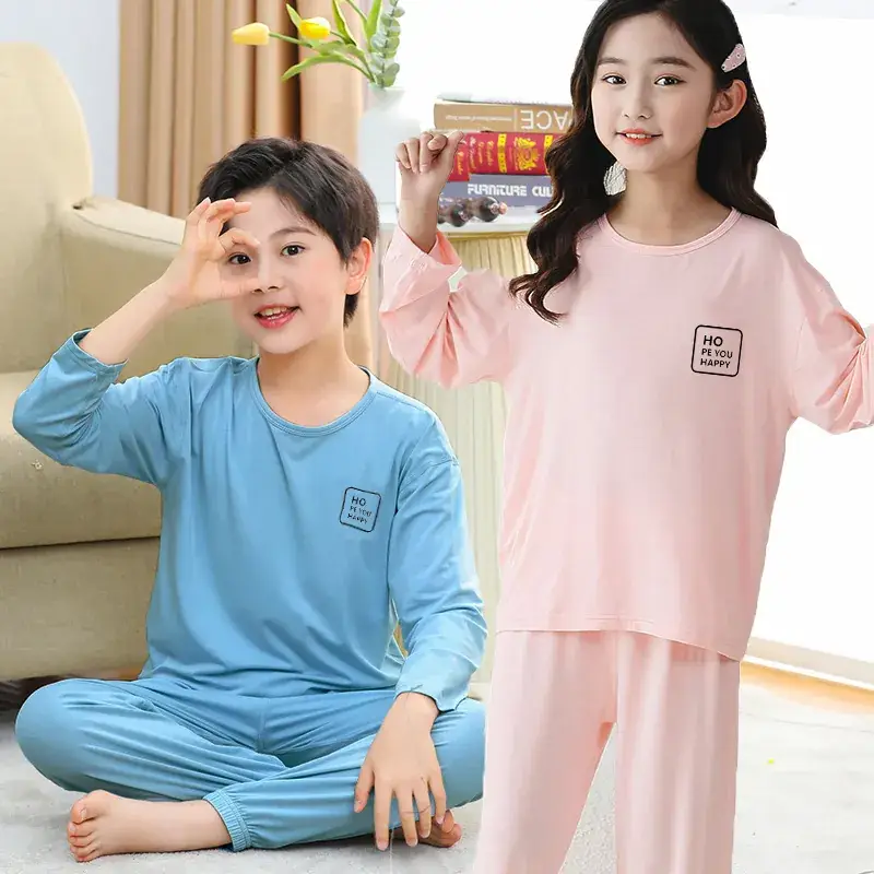 Children's Black White Graphic Sleepwear Set