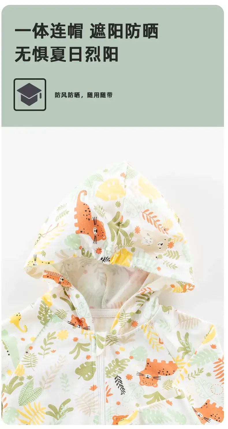 Baby Boys Girls Cotton Sun Protection Coat — feature 9