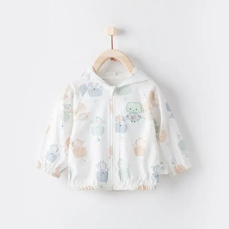 Baby Boys Girls Cotton Sun Protection Coat - Image 2