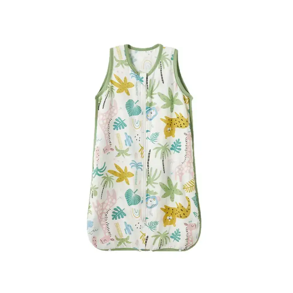Wilberu Baby Sleeping Bag Sleeveless Bamboo Cotton Cool Quilt - Image 8