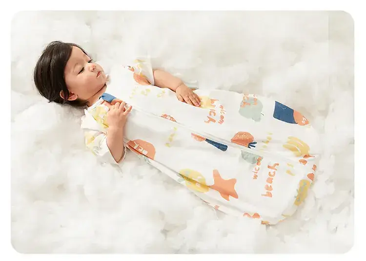 Wilberu Baby Sleeping Bag Sleeveless Bamboo Cotton Cool Quilt — feature 12