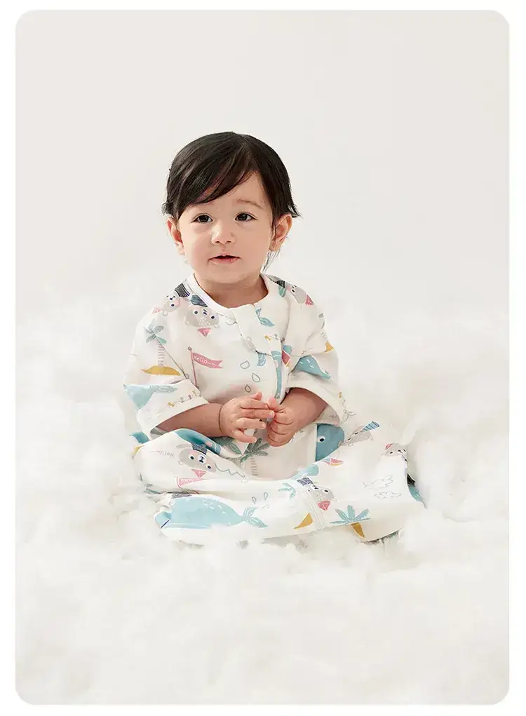 Wilberu Baby Sleeping Bag Sleeveless Bamboo Cotton Cool Quilt — feature 13