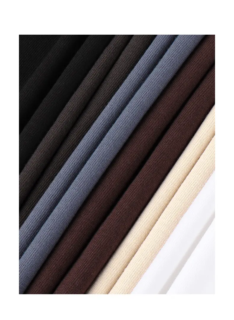 Men Sleeveless Cotton Vest 230g Black White Brown — feature 8