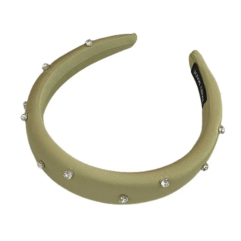 Sponge Head Hoop with Rhinestones for Women - Image 10