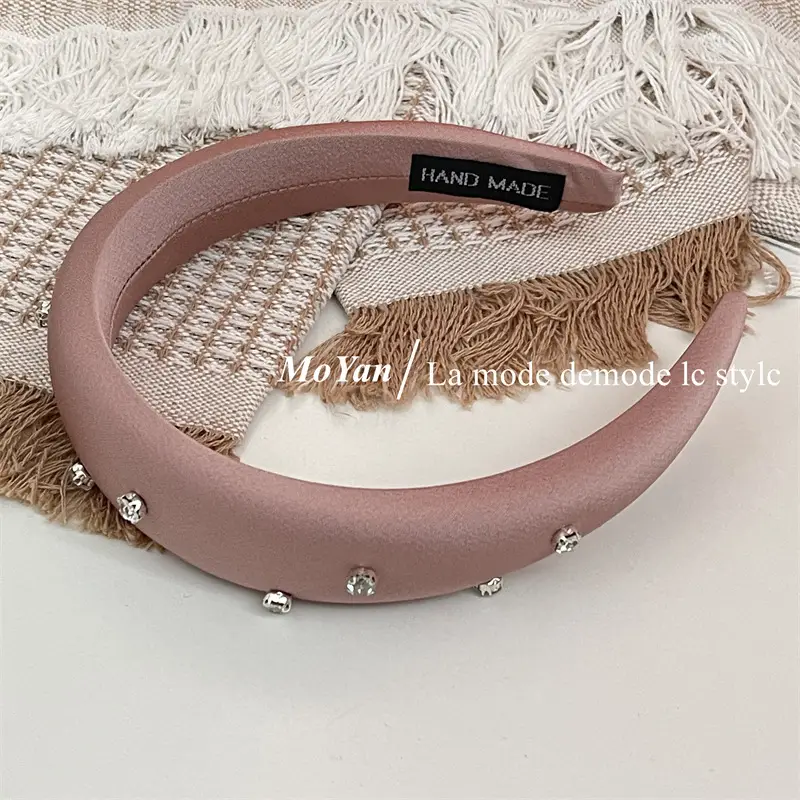 Sponge Head Hoop with Rhinestones for Women — feature 13