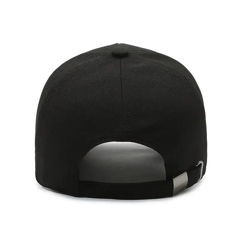 Men's Black Outdoor Baseball Cap Windproof Sunscreen