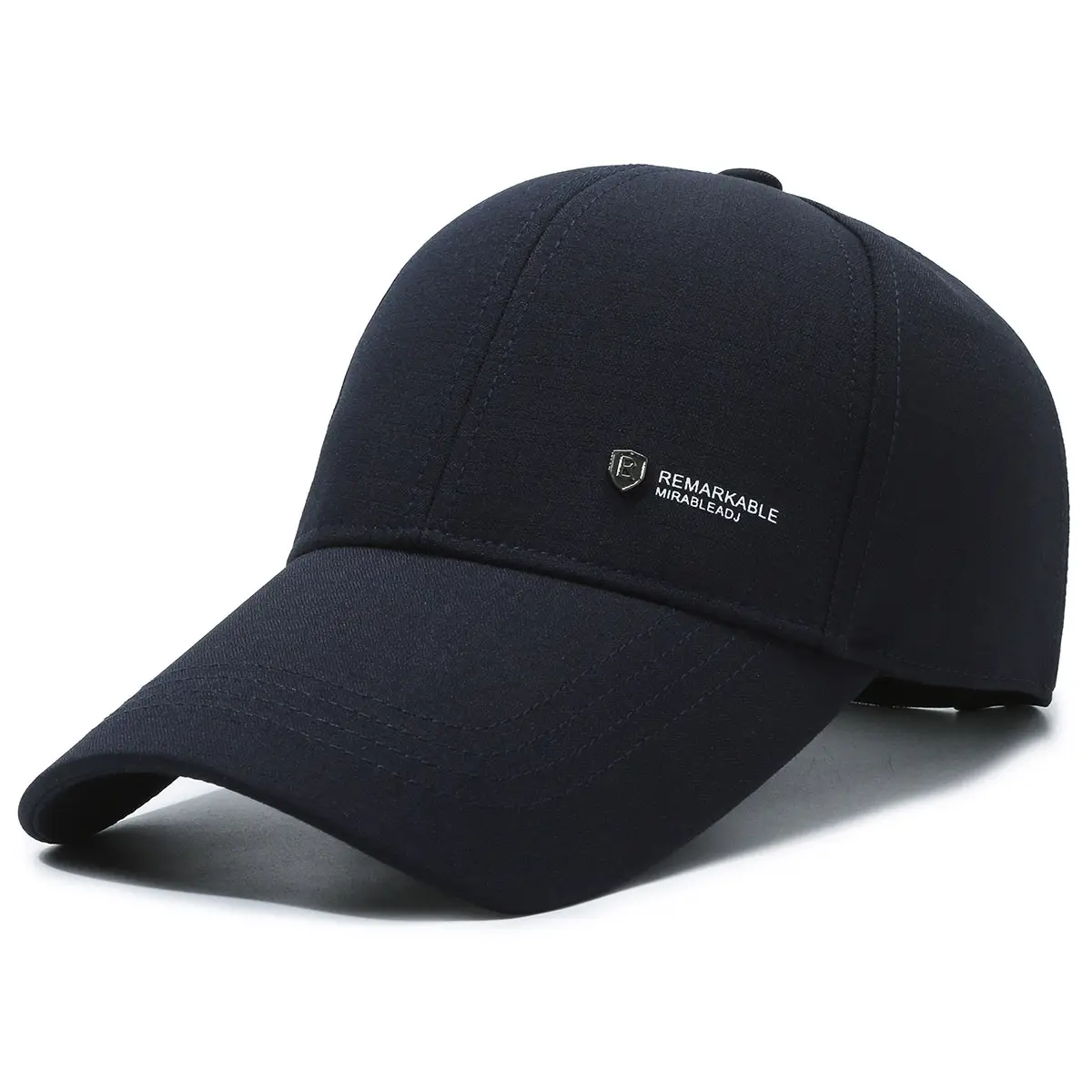 Men's Black Outdoor Baseball Cap Windproof Sunscreen