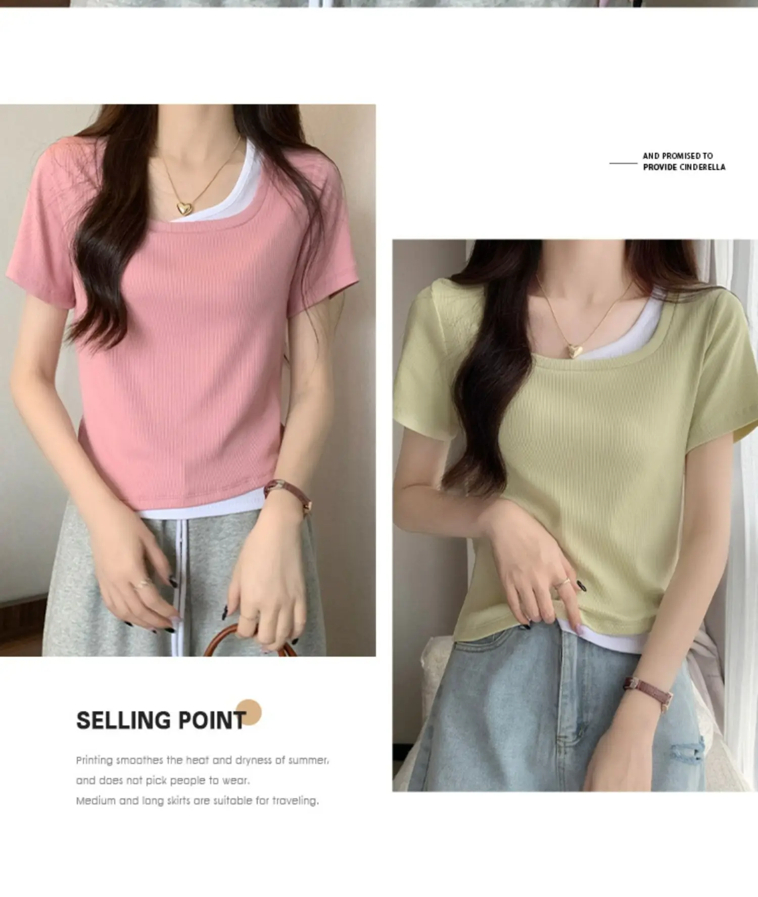 Women Slim Collar T-Shirt Summer 2025 — feature 11