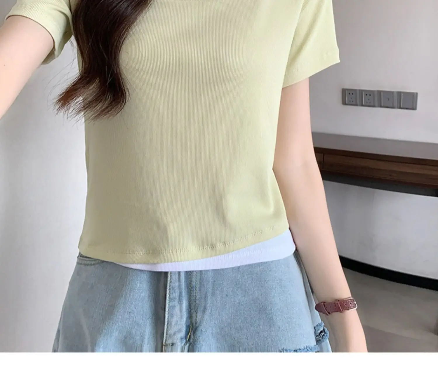 Women Slim Collar T-Shirt Summer 2025 — feature 13