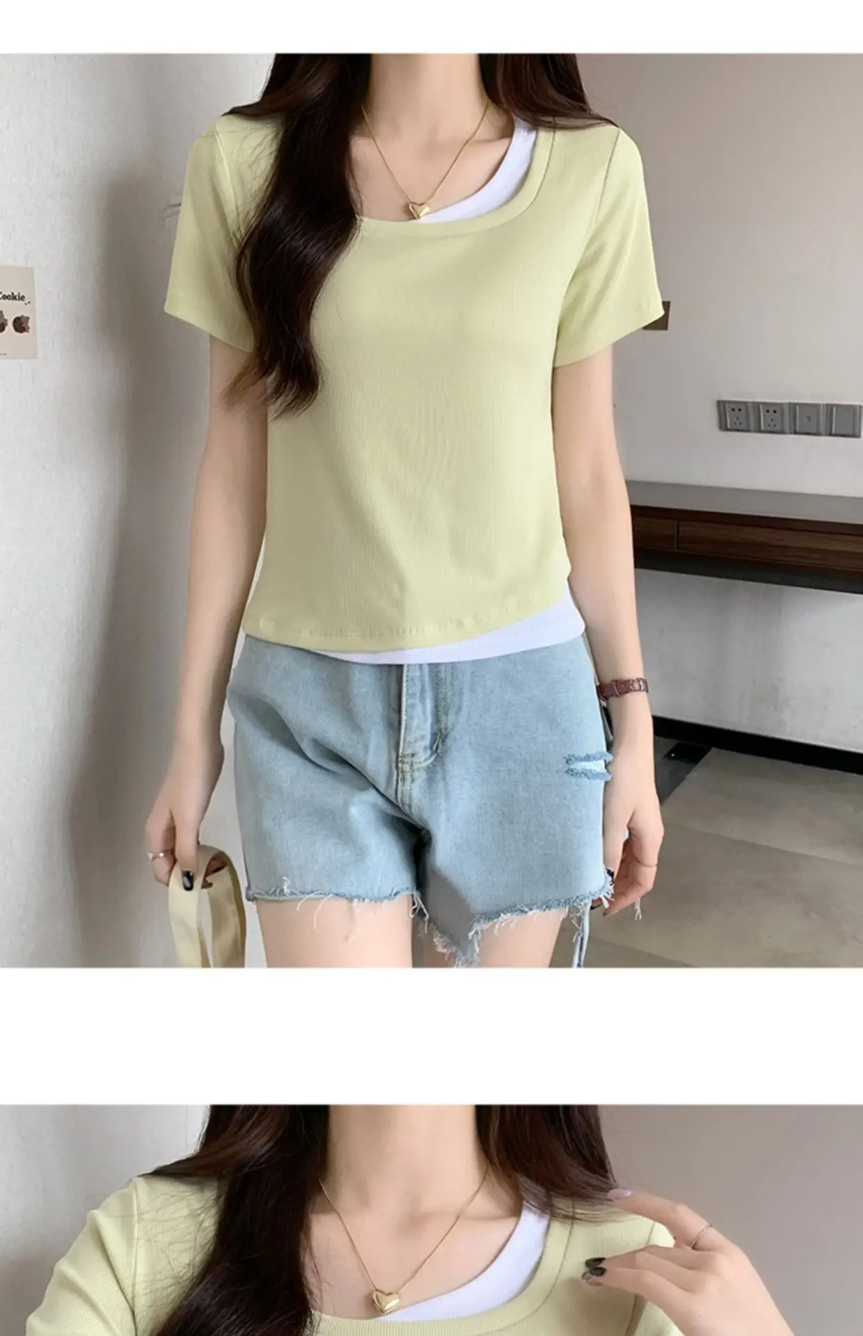 Women Slim Collar T-Shirt Summer 2025 — feature 14