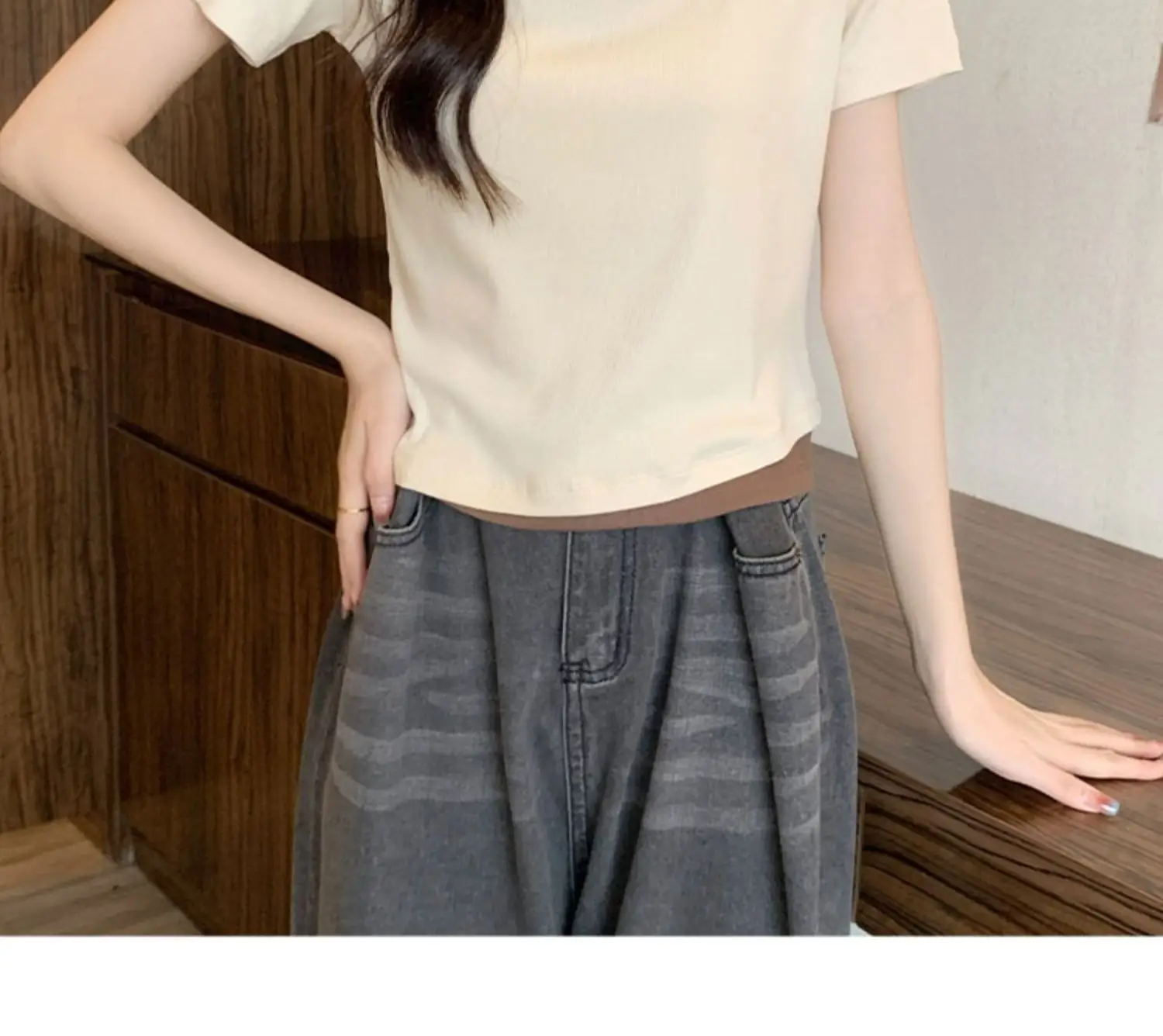 Women Slim Collar T-Shirt Summer 2025 — feature 21