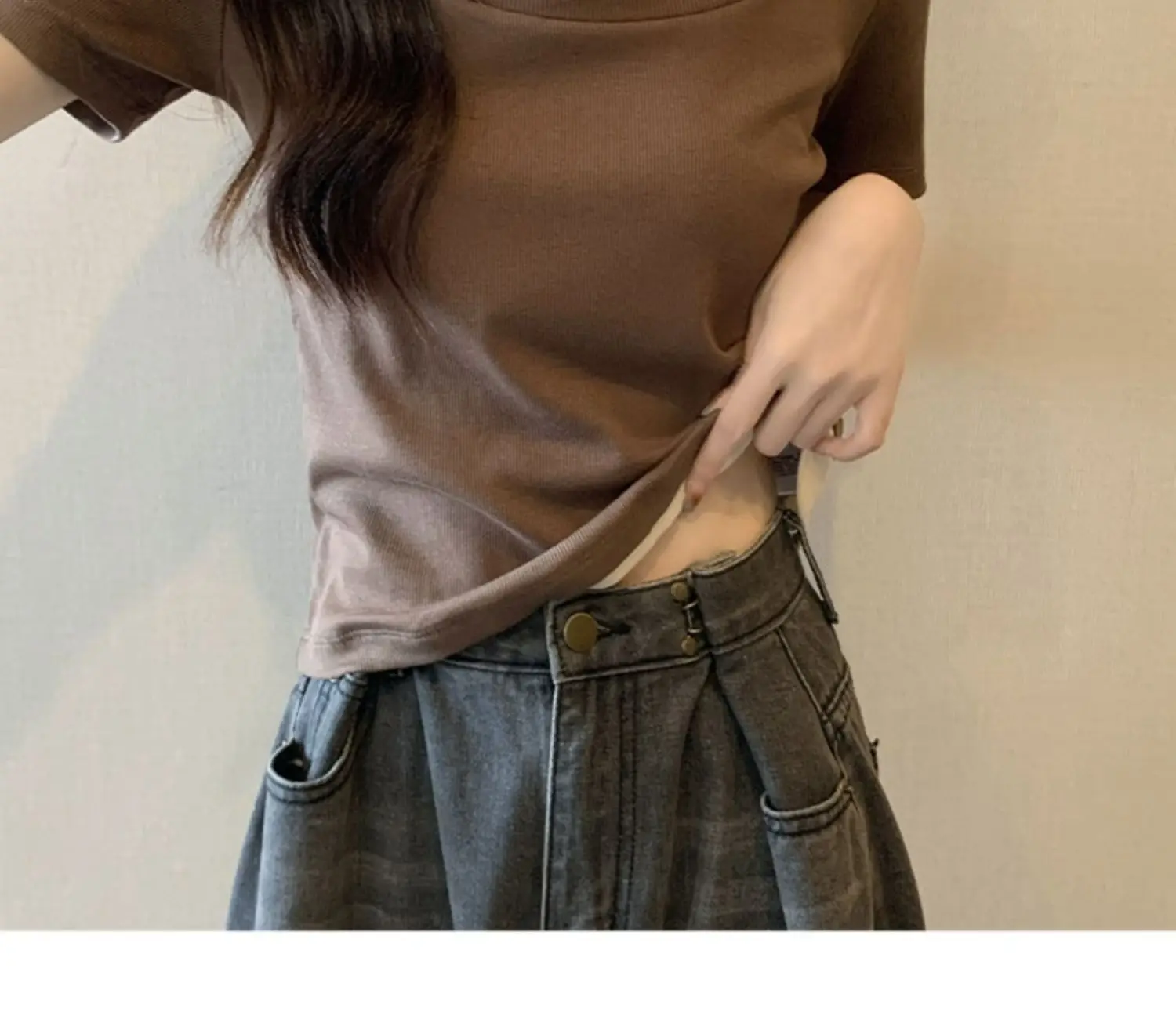 Women Slim Collar T-Shirt Summer 2025 — feature 23