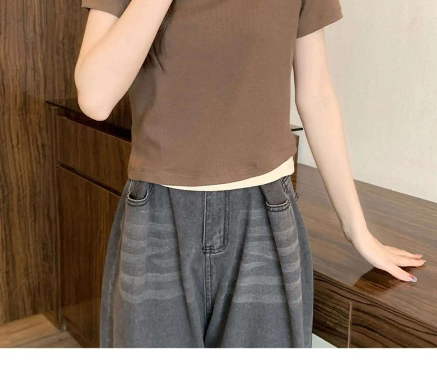 Women Slim Collar T-Shirt Summer 2025 — feature 25