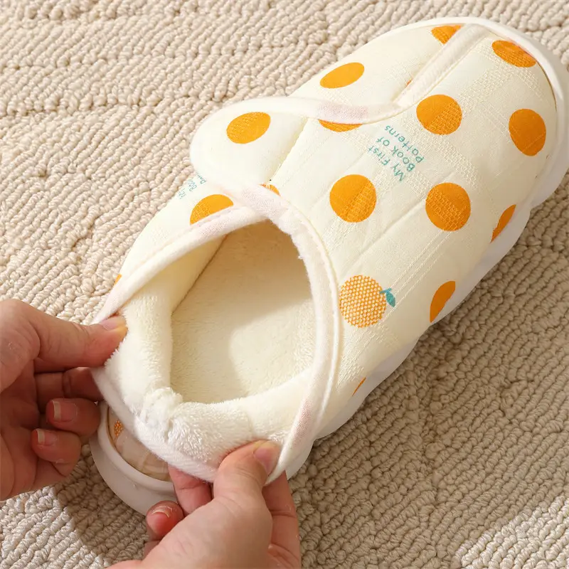 Spring and Summer New Velcro Confinement Shoes Maternity Summer Bag Heel Breathable Pregnant Women Soft Bottom Indoor Postpartum Cotton Slippers