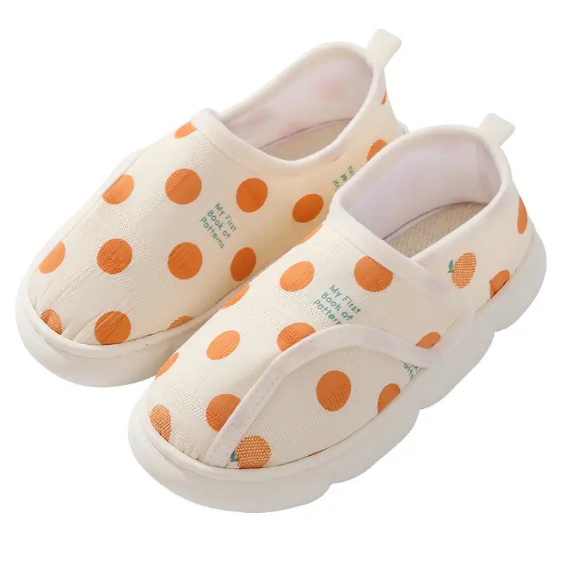 Spring and Summer New Velcro Confinement Shoes Maternity Summer Bag Heel Breathable Pregnant Women Soft Bottom Indoor Postpartum Cotton Slippers