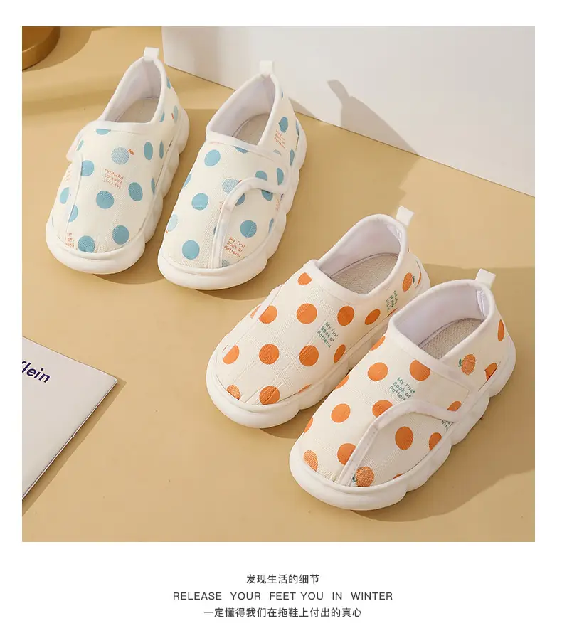 Spring and Summer New Velcro Confinement Shoes Maternity Summer Bag Heel Breathable Pregnant Women Soft Bottom Indoor Postpartum Cotton Slippers — feature 12