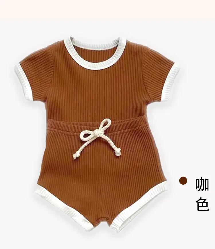 Kids Korean Style Striped T-Shirt Set — feature 14