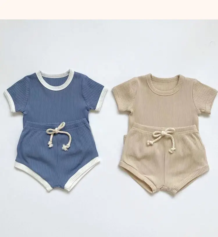 Kids Korean Style Striped T-Shirt Set — feature 18