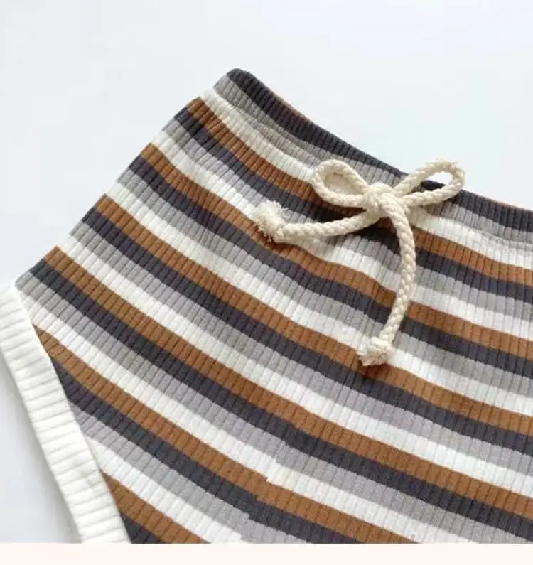 Kids Korean Style Striped T-Shirt Set — feature 8