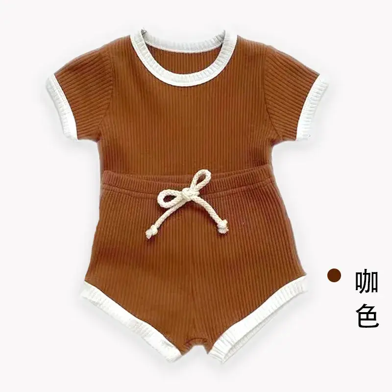 Kids Korean Style Striped T-Shirt Set - Image 4