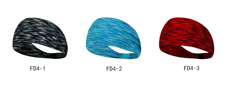 Blue Marbled Sweat-Proof Running Headband for Women — feature 11