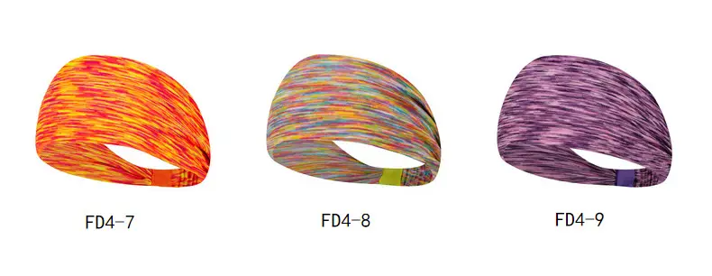 Blue Marbled Sweat-Proof Running Headband for Women — feature 13
