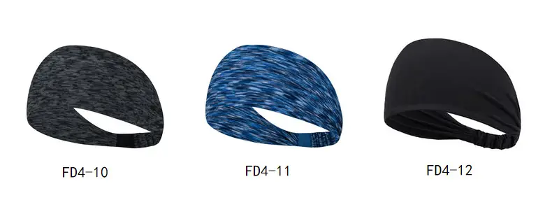 Blue Marbled Sweat-Proof Running Headband for Women — feature 14