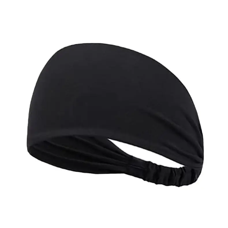 Blue Marbled Sweat-Proof Running Headband for Women — feature 9